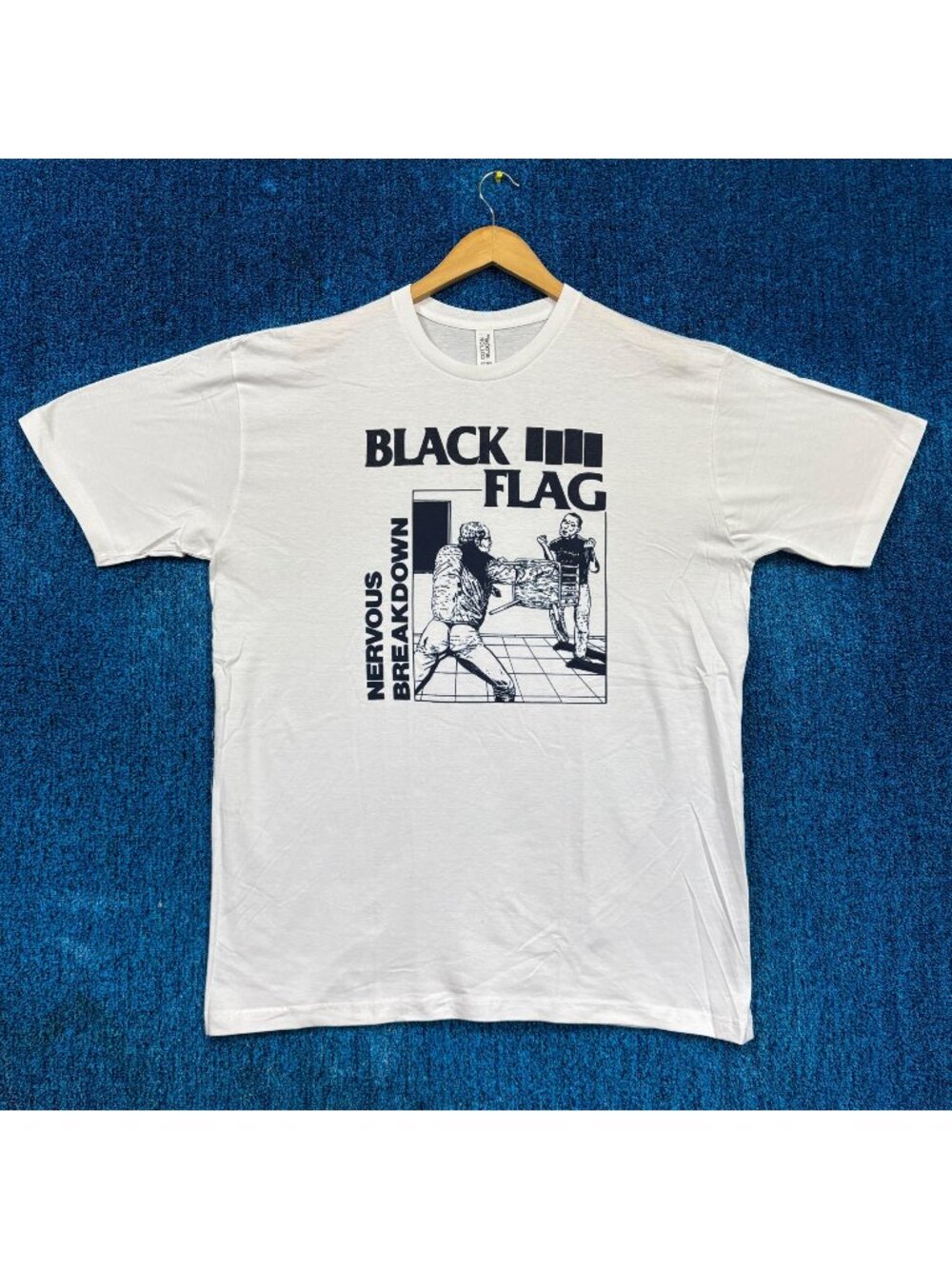 Black Flag Nervous Breakdown Album Hardcore Punk Band Tee XL